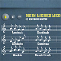 Das Notenblatt des Liebedsliedgenerators